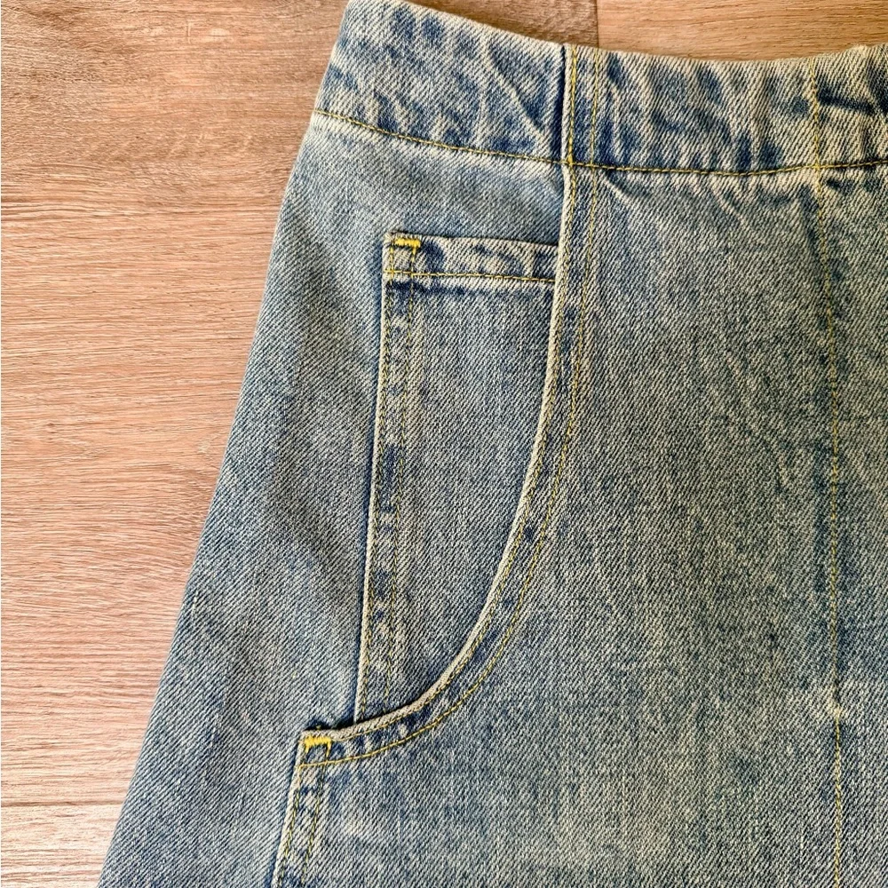 Rachel Comey Light Blue Wide Leg Jeans - Picture 5 of 7